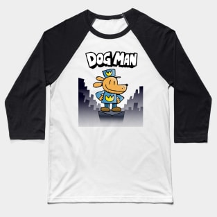 Dog Man Baseball T-Shirt